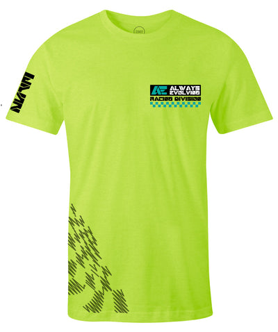 AE Racing Division Trackside Edition Mens Shirt Highlighter
