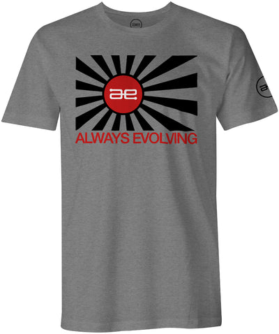 AE Throwback Flag Mens Shirt Grey