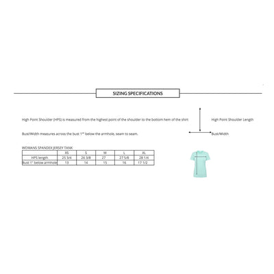 AE Ladies Team Logo black tank top