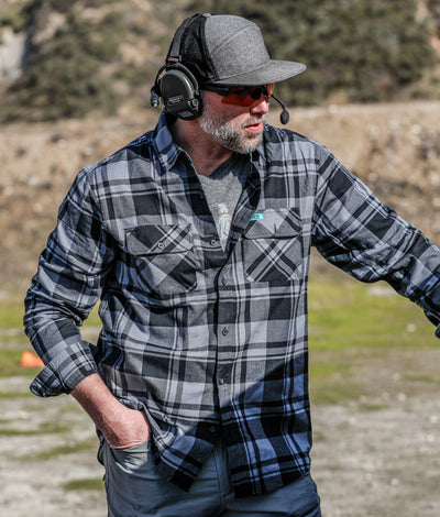 AE Classic Flannel Black & Grey