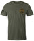 AE Flags Patch Mens Shirt Olive