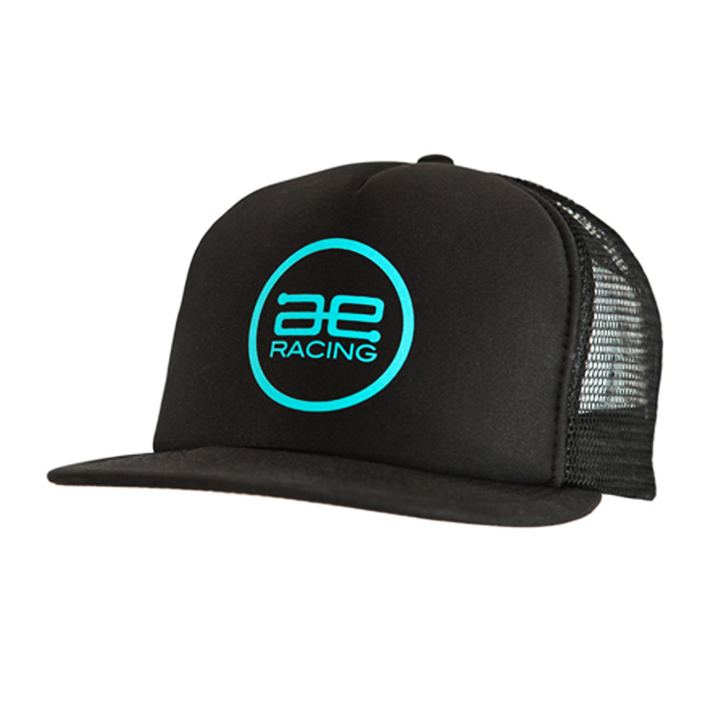 AE Racing Team Teal Logo Foam Trucker Snapback Hat