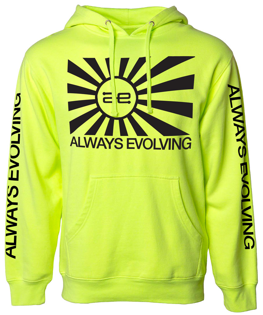 AE Safety Flag Heavyweight Pullover Hoodie Highlighter