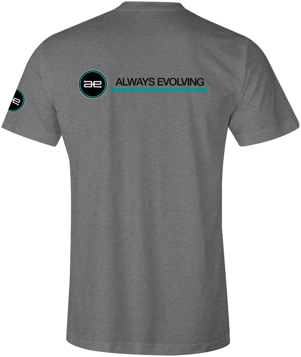 【AEAE】24SS AEAE LOGO T-SHIRTS AE18-Men-Team-Logo-GRY-T-
