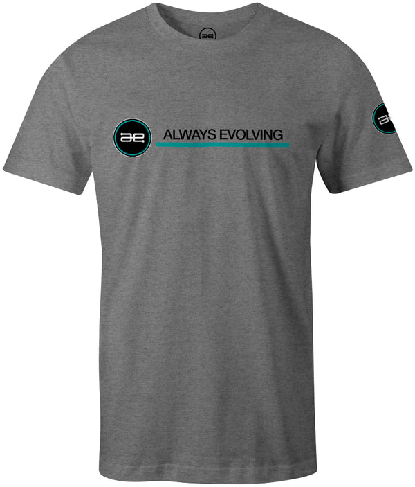 【AEAE】24SS AEAE LOGO T-SHIRTS AE Team Logo Mens Shirt Grey - AlwaysEvolving
