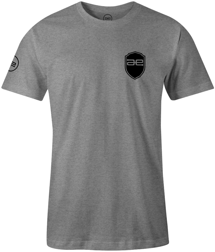 AE Shield Mens Shirt Grey AlwaysEvolving