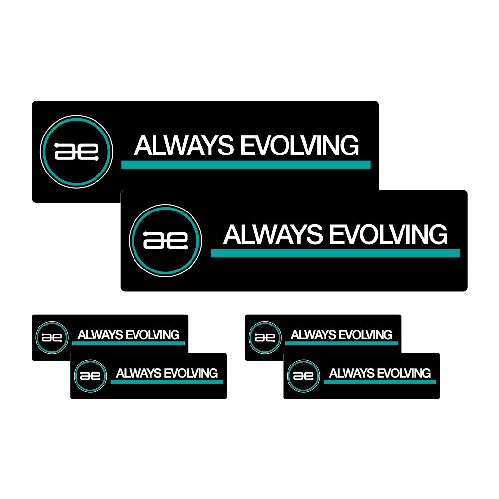 AE Team Bumper Stickers 6 PACK