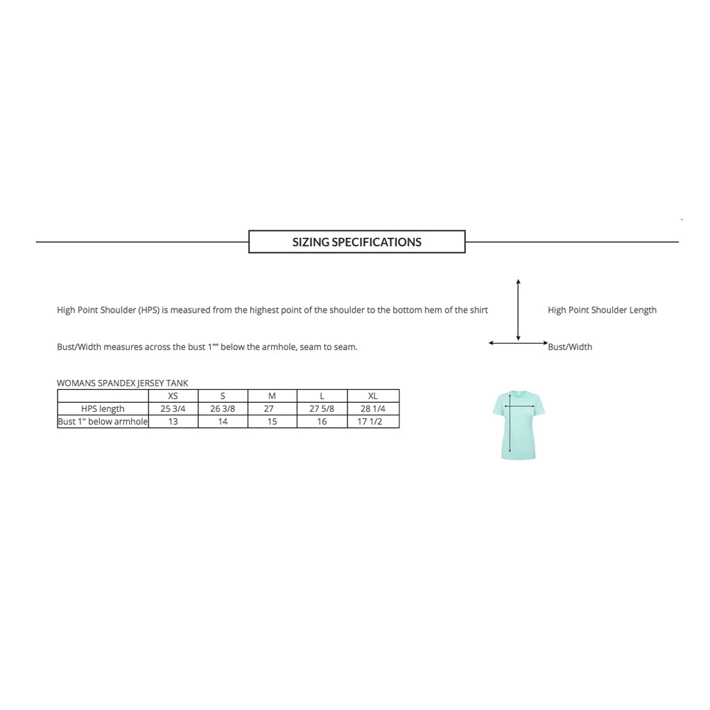 AE Ladies Team Logo black tank top