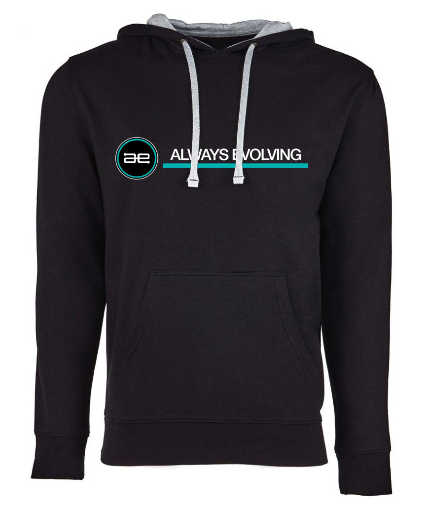 AE Team Logo Lightweight Pullover Hoodie Black - Main Image
